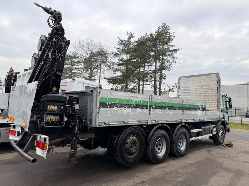 Camion cu macara Scania P380 8x4 TRIDEM + CRANE HIAB 166 ES-5 HIPRO - ROTATOR + RADIO - 7m60 PLATFORM - MANUAL - LIFT + STEERING AXLE: Foto 7