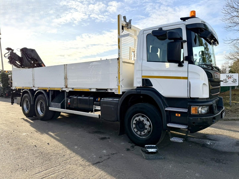 Scania P410 6x4 + CRANE HIAB X-HIDUO 188 ES-4 - RETARDER - ROTATOR - PLATFORM 6m80 - BIG AXLES HUB REDUCTION - STEEL SPRING - TUV 05/2026 - Camion cu macara: Foto 2 Scania P410 6x4 + CRANE HIAB X-HIDUO 188 ES-4 - RETARDER - ROTATOR - PLATFORM 6m80 - BIG AXLES HUB REDUCTION - STEEL SPRING - TUV 05/2026 - Camion cu macara: Foto 2