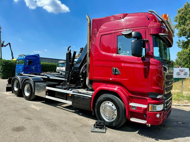 Scania R580 6X2 V8 HOOKLIFT + CRANE HIAB 211 E-4 HIPRO - ROTATOR - RETARDER - ALCOA ALU - RADIO - NL TRUCK - Camion cu cârlig, Camion cu macara: Foto 2 Scania R580 6X2 V8 HOOKLIFT + CRANE HIAB 211 E-4 HIPRO - ROTATOR - RETARDER - ALCOA ALU - RADIO - NL TRUCK - Camion cu cârlig, Camion cu macara: Foto 2