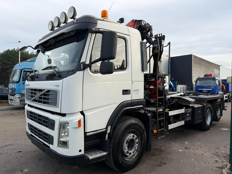 Volvo FM 400 6x2 HOOKLIFT + CRANE PALFINGER PK 15500 B (2x) - 5/6 F - MANUAL - EURO 4 - BE TRUCK - Camion cu cârlig, Camion cu macara: Foto 4 Volvo FM 400 6x2 HOOKLIFT + CRANE PALFINGER PK 15500 B (2x) - 5/6 F - MANUAL - EURO 4 - BE TRUCK - Camion cu cârlig, Camion cu macara: Foto 4