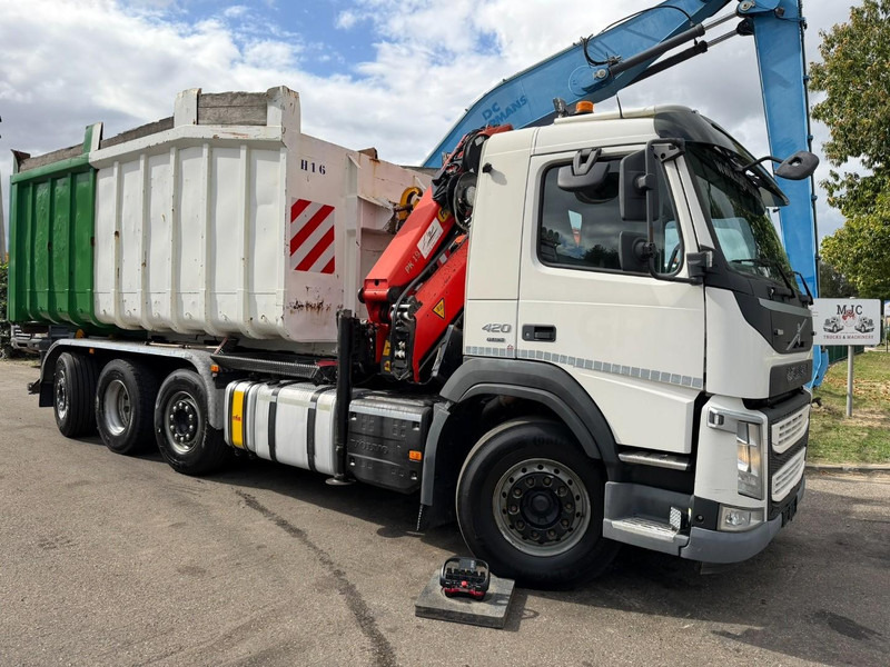 Volvo FM 420 8x2 HOOKLIFT + CRANE PALFINGER PK19.001 SLD B - *294.000km* - EURO 6 - LIFT + STEERING AXLE - I SHIFT - BE TRUCK - Camion cu cârlig, Camion cu macara: Foto 2 Volvo FM 420 8x2 HOOKLIFT + CRANE PALFINGER PK19.001 SLD B - *294.000km* - EURO 6 - LIFT + STEERING AXLE - I SHIFT - BE TRUCK - Camion cu cârlig, Camion cu macara: Foto 2