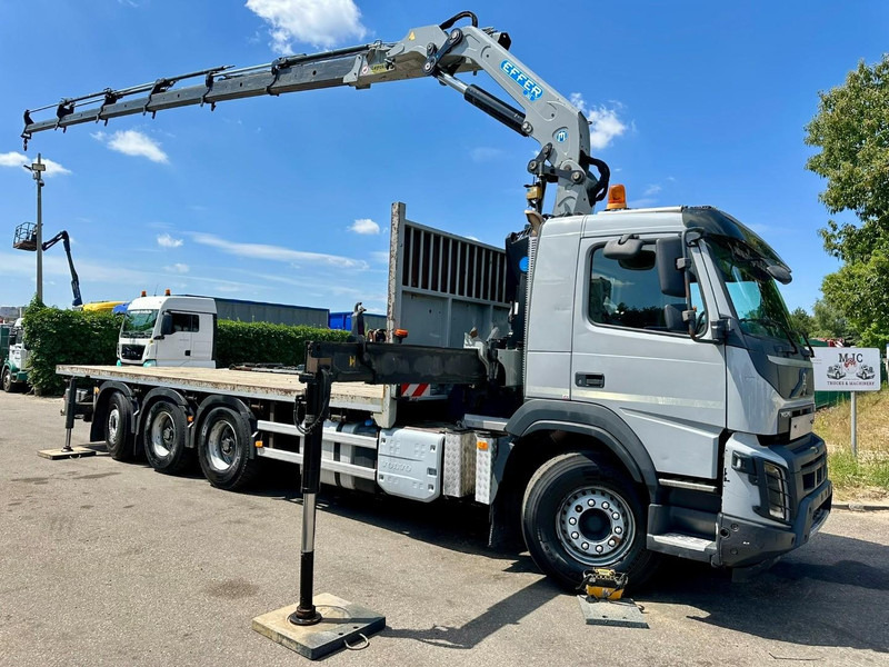 Volvo FMX 330 8x4 TRIDEM PRITSCHE + KRAN EFFER 265 / 6S - PLATFORM 7m50 - EURO 6 - RADIO - *473.000km* - TÜV 05/2026 - BE TRUCK - Camion platformă, Camion cu macara: Foto 2 Volvo FMX 330 8x4 TRIDEM PRITSCHE + KRAN EFFER 265 / 6S - PLATFORM 7m50 - EURO 6 - RADIO - *473.000km* - TÜV 05/2026 - BE TRUCK - Camion platformă, Camion cu macara: Foto 2