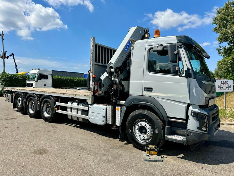 Volvo FMX 330 8x4 TRIDEM PRITSCHE + KRAN EFFER 265 / 6S - PLATFORM 7m50 - EURO 6 - RADIO - *473.000km* - TÜV 05/2026 - BE TRUCK - Camion platformă, Camion cu macara: Foto 1 Volvo FMX 330 8x4 TRIDEM PRITSCHE + KRAN EFFER 265 / 6S - PLATFORM 7m50 - EURO 6 - RADIO - *473.000km* - TÜV 05/2026 - BE TRUCK - Camion platformă, Camion cu macara: Foto 1