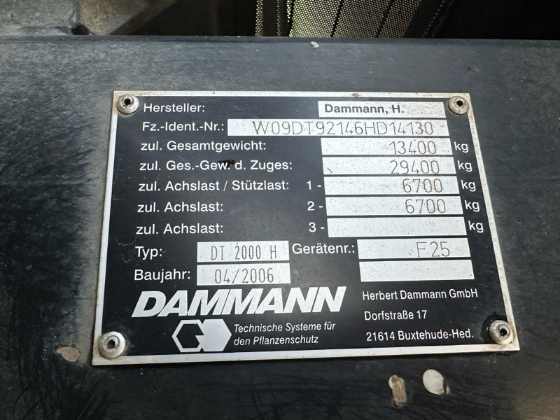 Dammann Trac DT 2000 H - Mașină de erbicidat autopropulsata: Foto 2 Dammann Trac DT 2000 H - Mașină de erbicidat autopropulsata: Foto 2