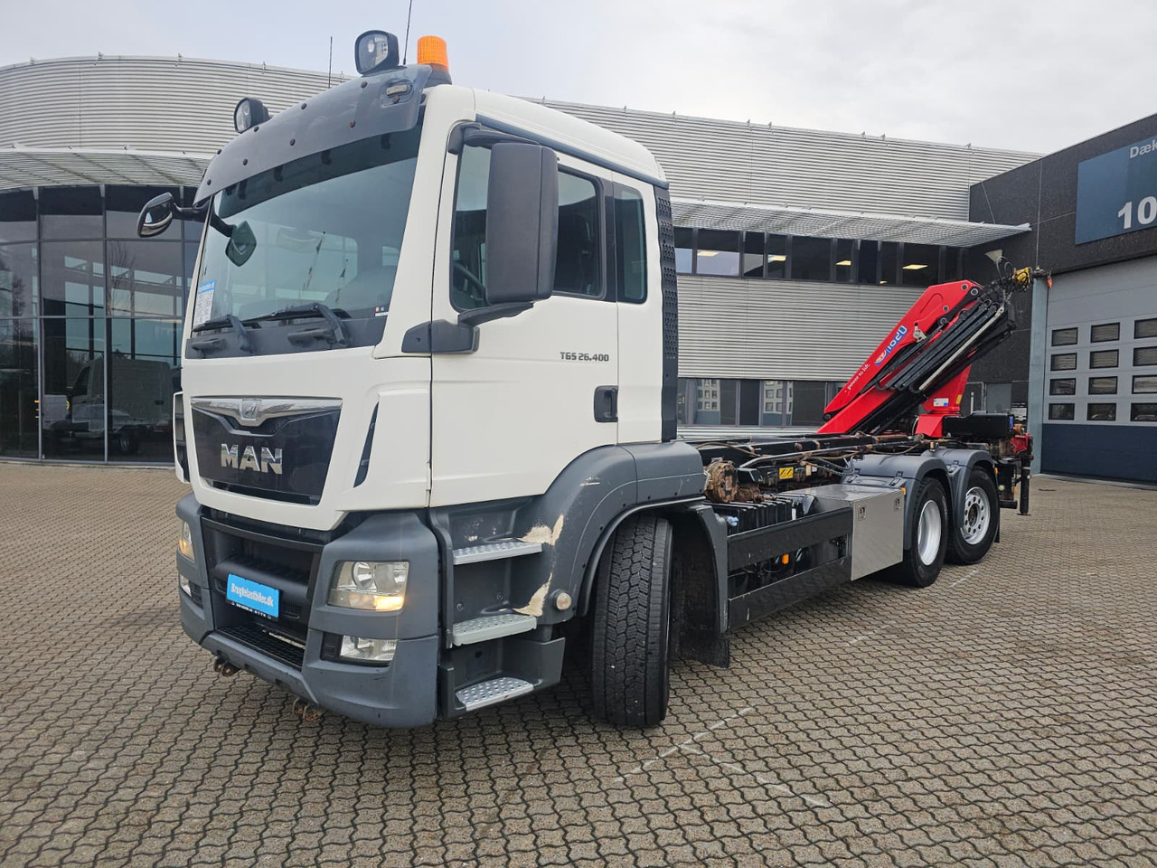 MAN TGS 26.400 6X2-4 - Camion transport containere/ Swap body, Camion cu macara: Foto 1 MAN TGS 26.400 6X2-4 - Camion transport containere/ Swap body, Camion cu macara: Foto 1