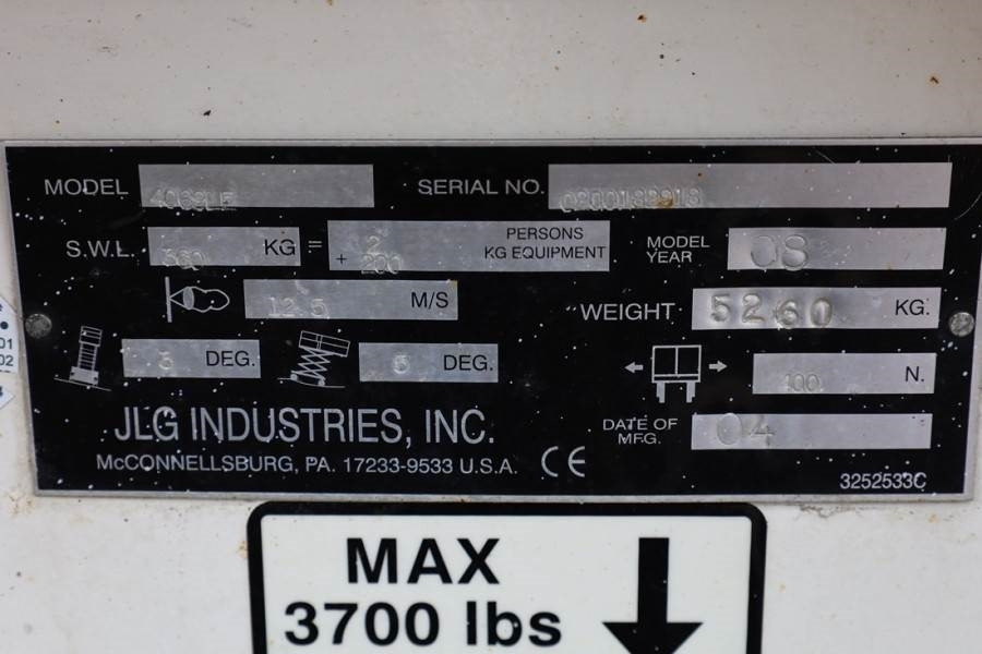 Platforma foarfeca JLG 4069LE Electric, 14.2m Working Height, 360kg Capac: Foto 6 Platforma foarfeca JLG 4069LE Electric, 14.2m Working Height, 360kg Capac: Foto 6