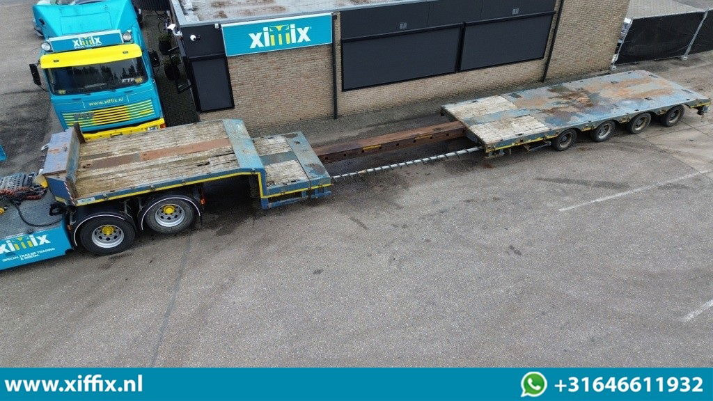 ES-GE 4-ass. Uitschuifbare semi dieplader / 78 cm. Hoog / 2x naloop gestuurd - Semiremorcă transport agabaritic: Foto 1 ES-GE 4-ass. Uitschuifbare semi dieplader / 78 cm. Hoog / 2x naloop gestuurd - Semiremorcă transport agabaritic: Foto 1