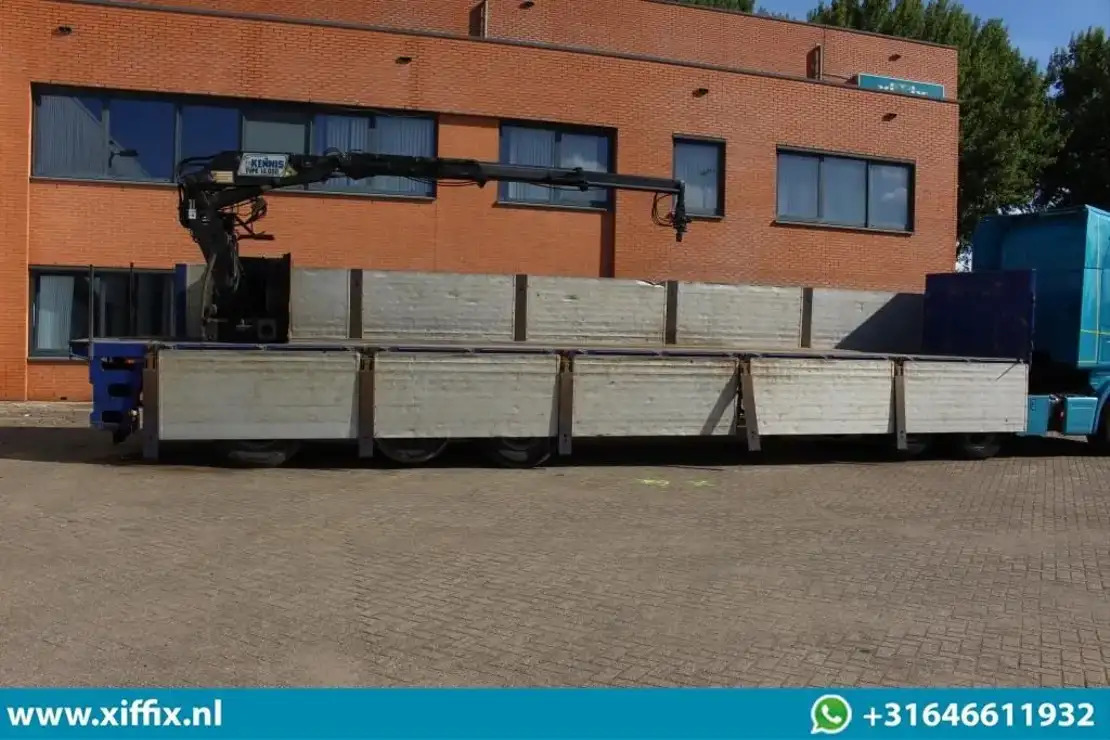 Floor 3-ass. Steenoplegger met Kennis 14 ton/mtr. Kraan / 13425 - Semiremorcă platformă: Foto 4 Floor 3-ass. Steenoplegger met Kennis 14 ton/mtr. Kraan / 13425 - Semiremorcă platformă: Foto 4