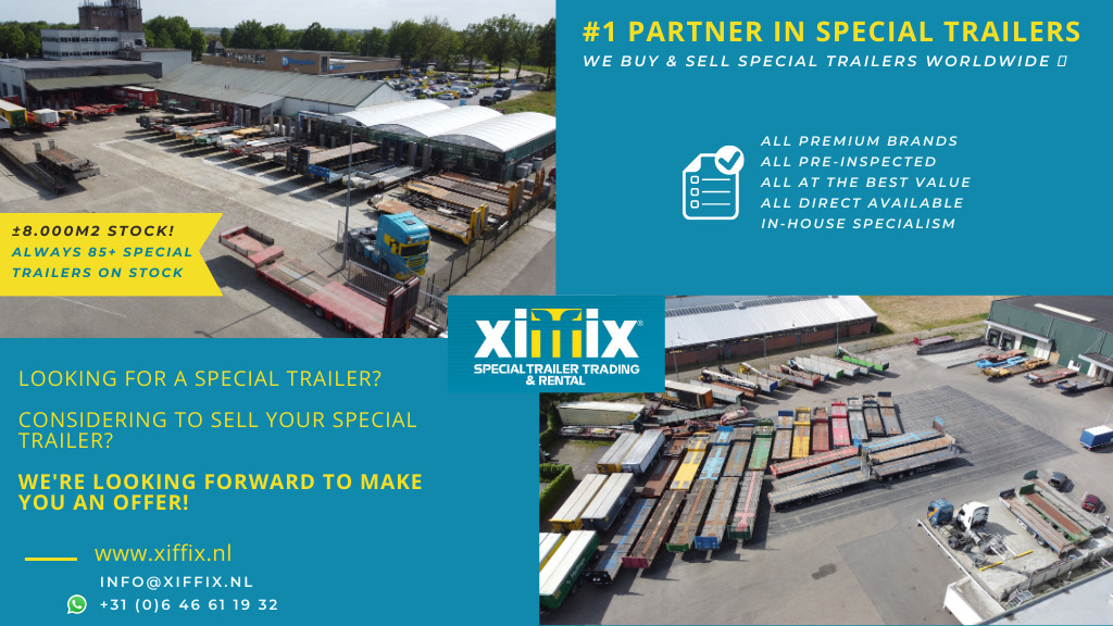 Semiremorcă transport agabaritic Meusburger 3-ass. Dieplader met huifopbouw / Naloop gestuurd: Foto 13 Semiremorcă transport agabaritic Meusburger 3-ass. Dieplader met huifopbouw / Naloop gestuurd: Foto 13