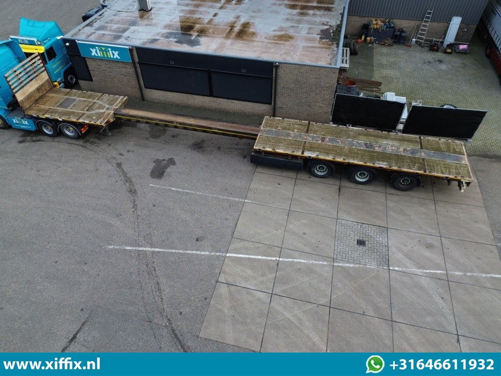Meusburger 3-ass. Vlakke uitschuifbare oplegger / 3x gestuurd - Semiremorcă platformă: Foto 2 Meusburger 3-ass. Vlakke uitschuifbare oplegger / 3x gestuurd - Semiremorcă platformă: Foto 2