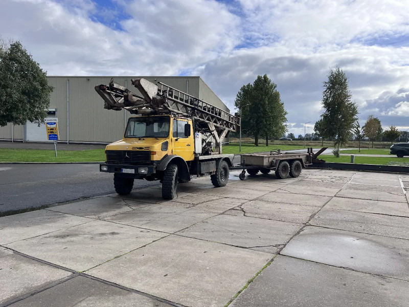 Mercedes-Benz Unimog U1250 Well Drill Brunnenbohr gerat - Maşină de foraj: Foto 1 Mercedes-Benz Unimog U1250 Well Drill Brunnenbohr gerat - Maşină de foraj: Foto 1