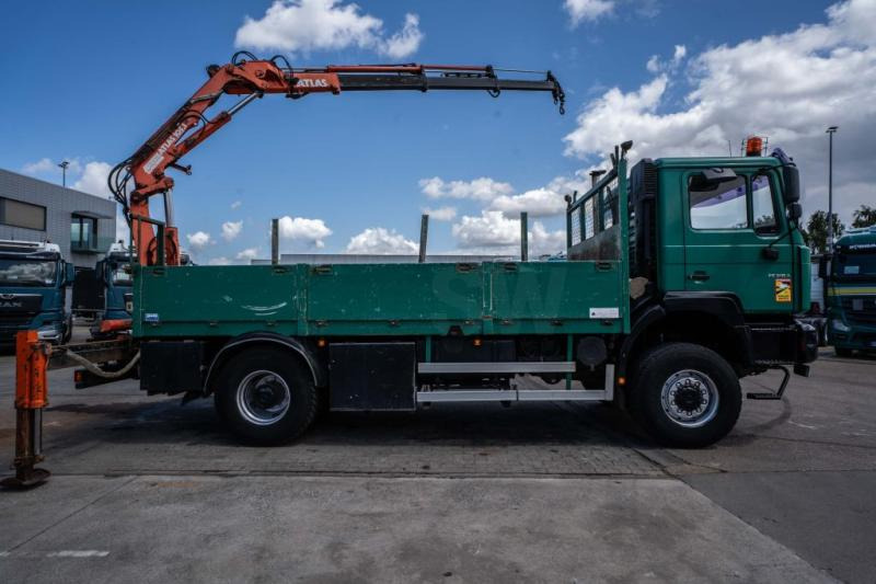 MAN FE 310A-4X4+ATLAS 105.1 A3 - Camion platformă, Camion cu macara: Foto 3 MAN FE 310A-4X4+ATLAS 105.1 A3 - Camion platformă, Camion cu macara: Foto 3