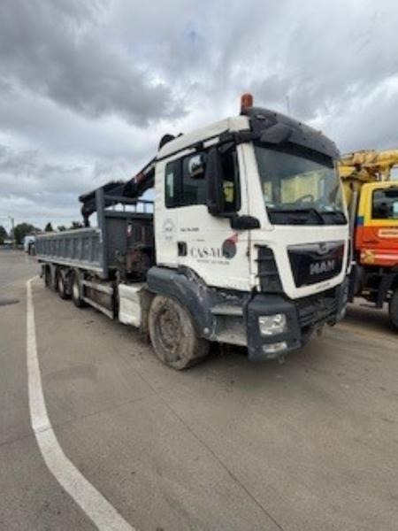 MAN TGS 35.460 BL - HIAB X-HIDUO 228 E-3 (DAMAGED) - Camion basculantă, Camion cu macara: Foto 2 MAN TGS 35.460 BL - HIAB X-HIDUO 228 E-3 (DAMAGED) - Camion basculantă, Camion cu macara: Foto 2