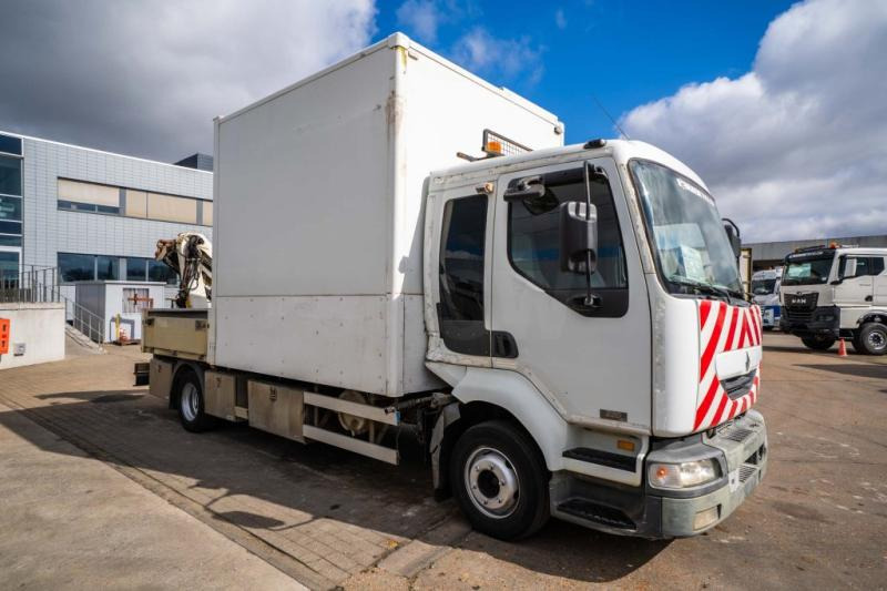 Renault MIDULM 220 DCI - PAFLINGER PK 6001 - Camion platformă, Camion cu macara: Foto 2 Renault MIDULM 220 DCI - PAFLINGER PK 6001 - Camion platformă, Camion cu macara: Foto 2