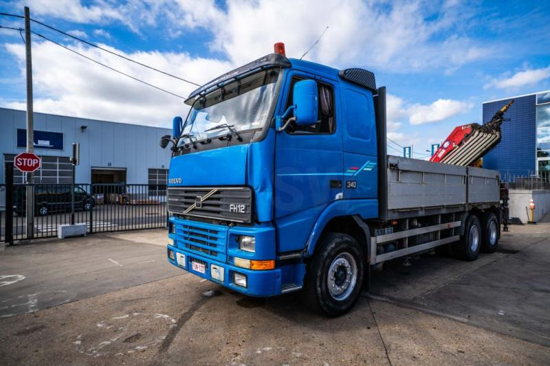 Volvo FH 12-340 - HMF 2420 K6 (2012) - Camion platformă, Camion cu macara: Foto 1 Volvo FH 12-340 - HMF 2420 K6 (2012) - Camion platformă, Camion cu macara: Foto 1
