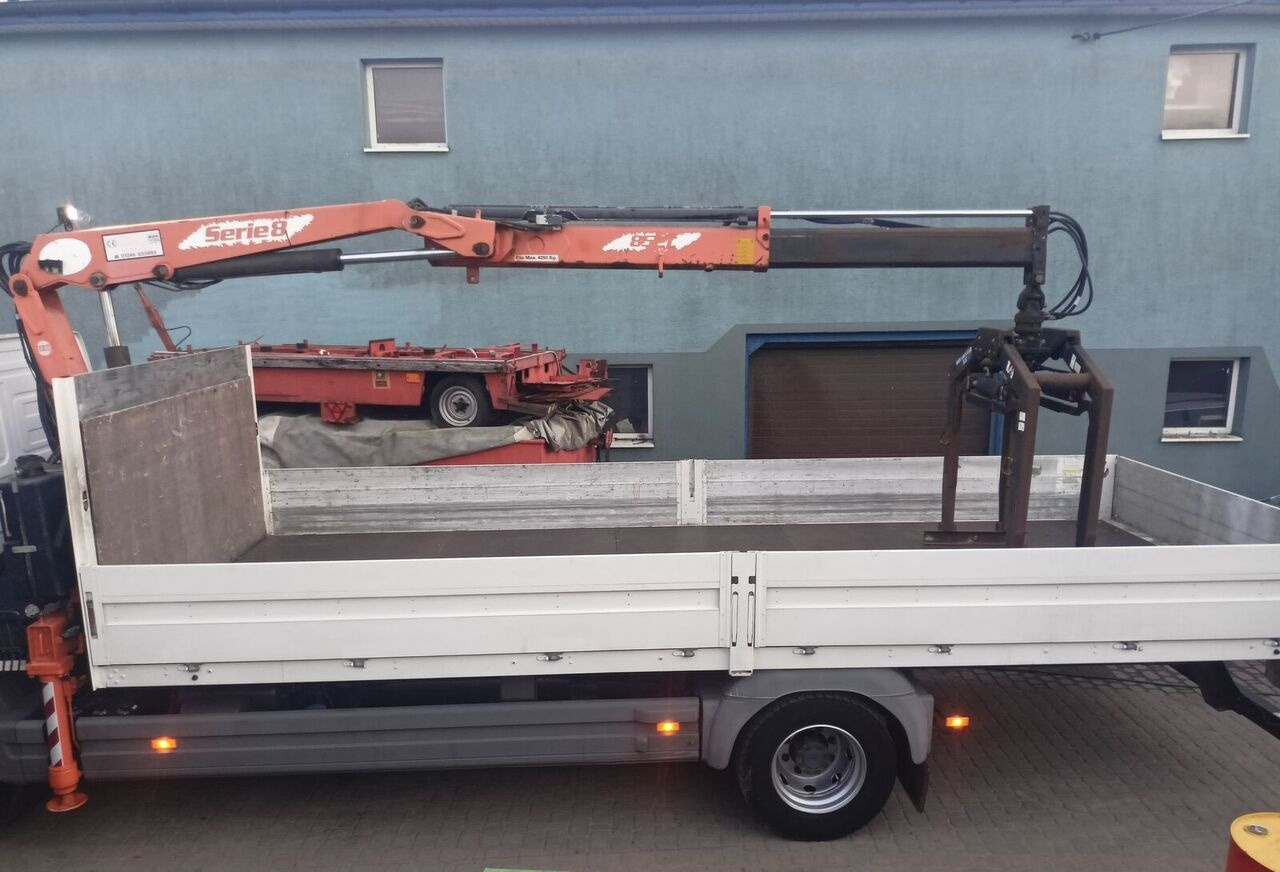 Mercedes-Benz Atego 1224 - Camion platformă, Camion cu macara: Foto 1 Mercedes-Benz Atego 1224 - Camion platformă, Camion cu macara: Foto 1