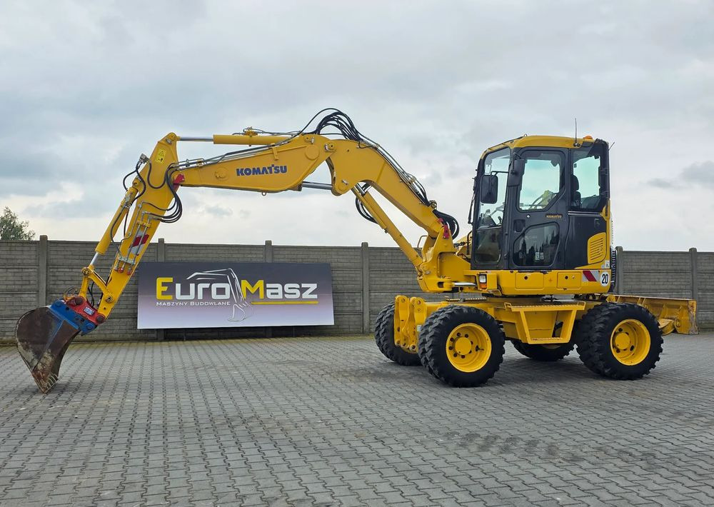 Komatsu PW 98MR-8, 2017 ROK, 5200 MTH, BEZ DPF i ADBLUE - Excavator pe roţi: Foto 2 Komatsu PW 98MR-8, 2017 ROK, 5200 MTH, BEZ DPF i ADBLUE - Excavator pe roţi: Foto 2