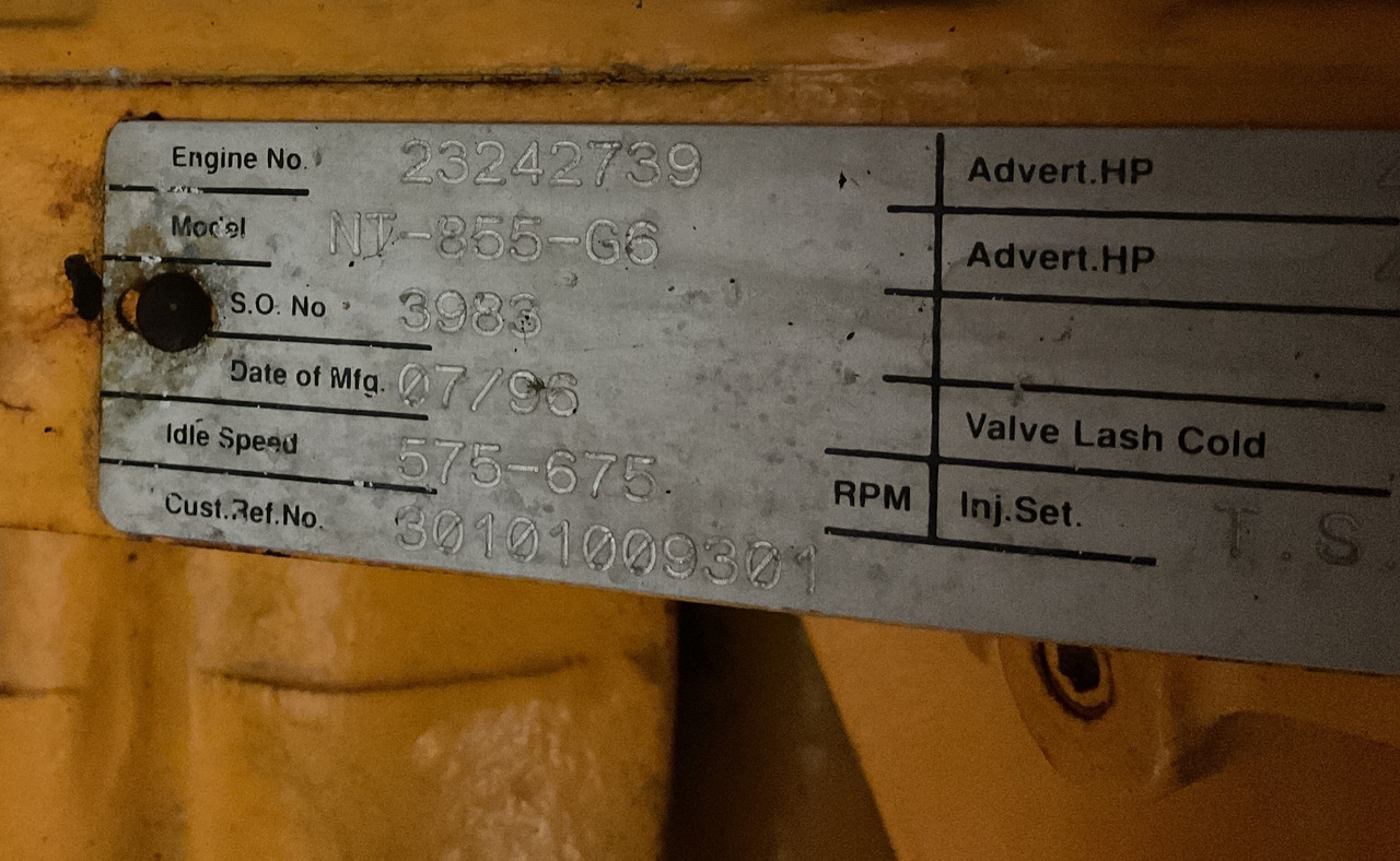 Cummins NT855G6, 300 KVA generatorset. Low standby hours. - Generator electric: Foto 5 Cummins NT855G6, 300 KVA generatorset. Low standby hours. - Generator electric: Foto 5