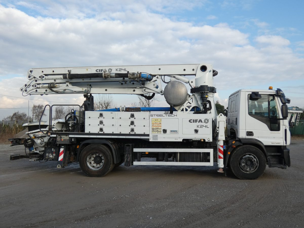 IVECO EUROCARGO 180.280 CIFA K24L - Autopompă de beton: Foto 4 IVECO EUROCARGO 180.280 CIFA K24L - Autopompă de beton: Foto 4