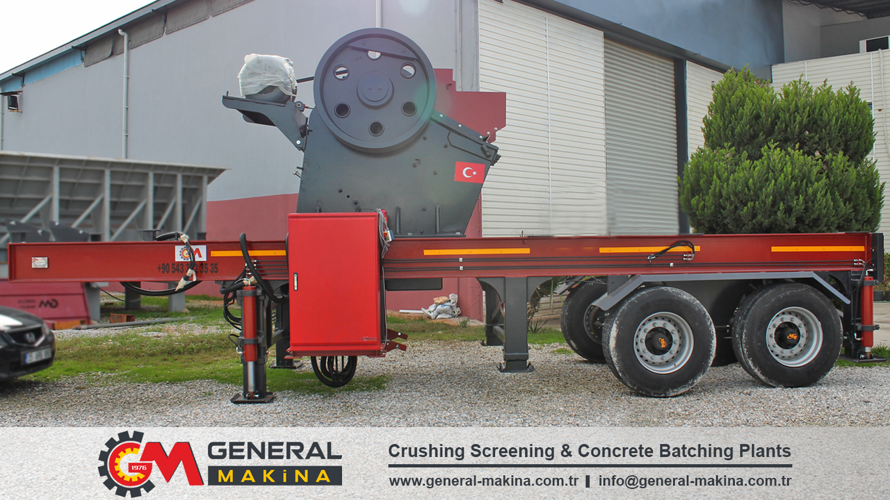 GENERAL MAKİNA Portable Hard Rock Crusher - Concasor cu fălci: Foto 4 GENERAL MAKİNA Portable Hard Rock Crusher - Concasor cu fălci: Foto 4