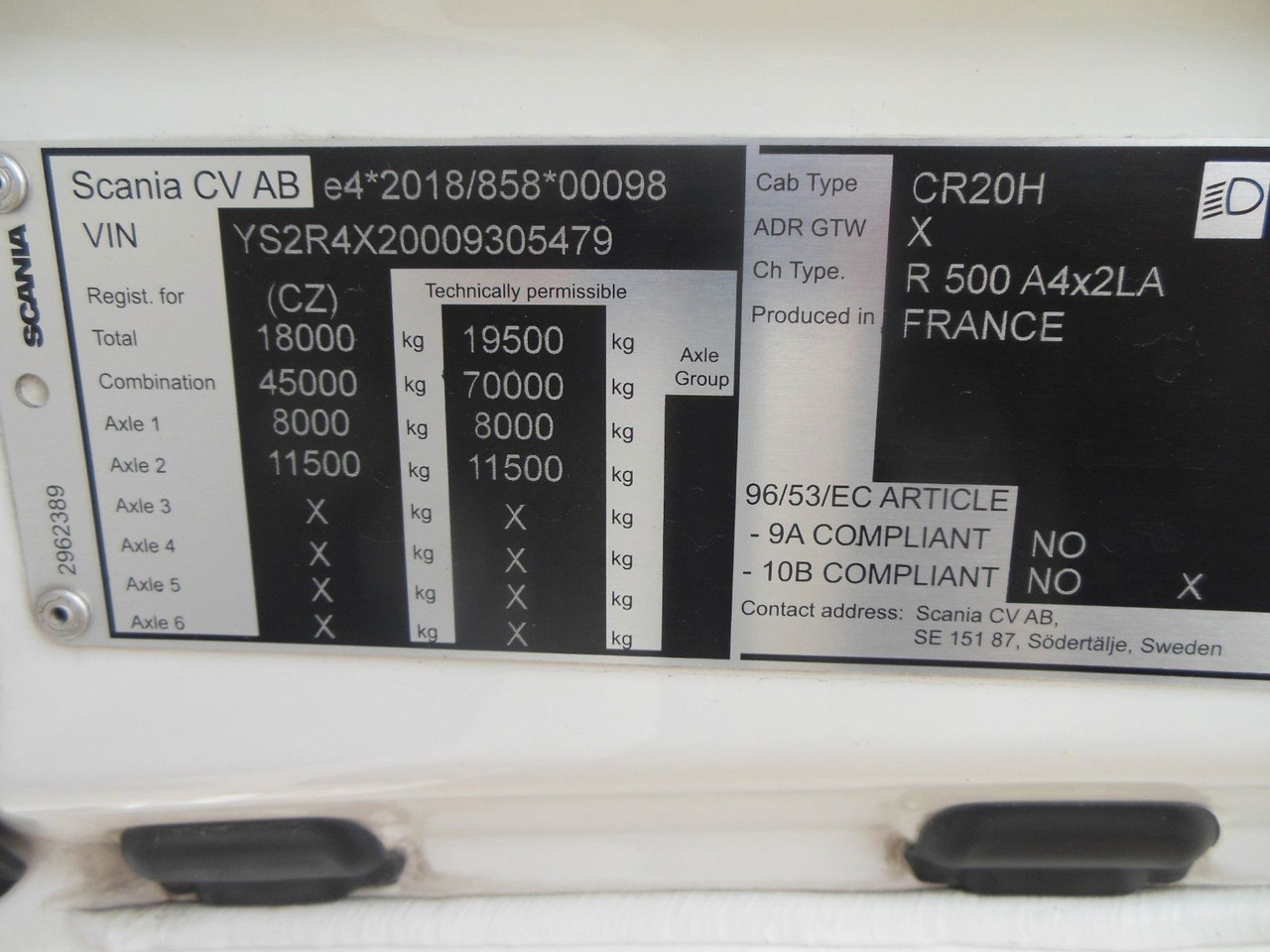 Cap tractor Scania R 500, SUPER!!!, RETARDER: Foto 21