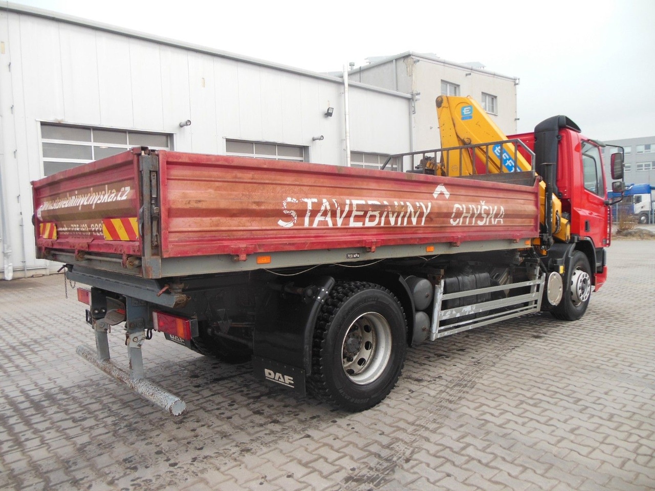 DAF CF 65.240,KRAN EFFER 110/2S,MANUELL,BLATT,1 HAND - Camion basculantă, Camion cu macara: Foto 3 DAF CF 65.240,KRAN EFFER 110/2S,MANUELL,BLATT,1 HAND - Camion basculantă, Camion cu macara: Foto 3