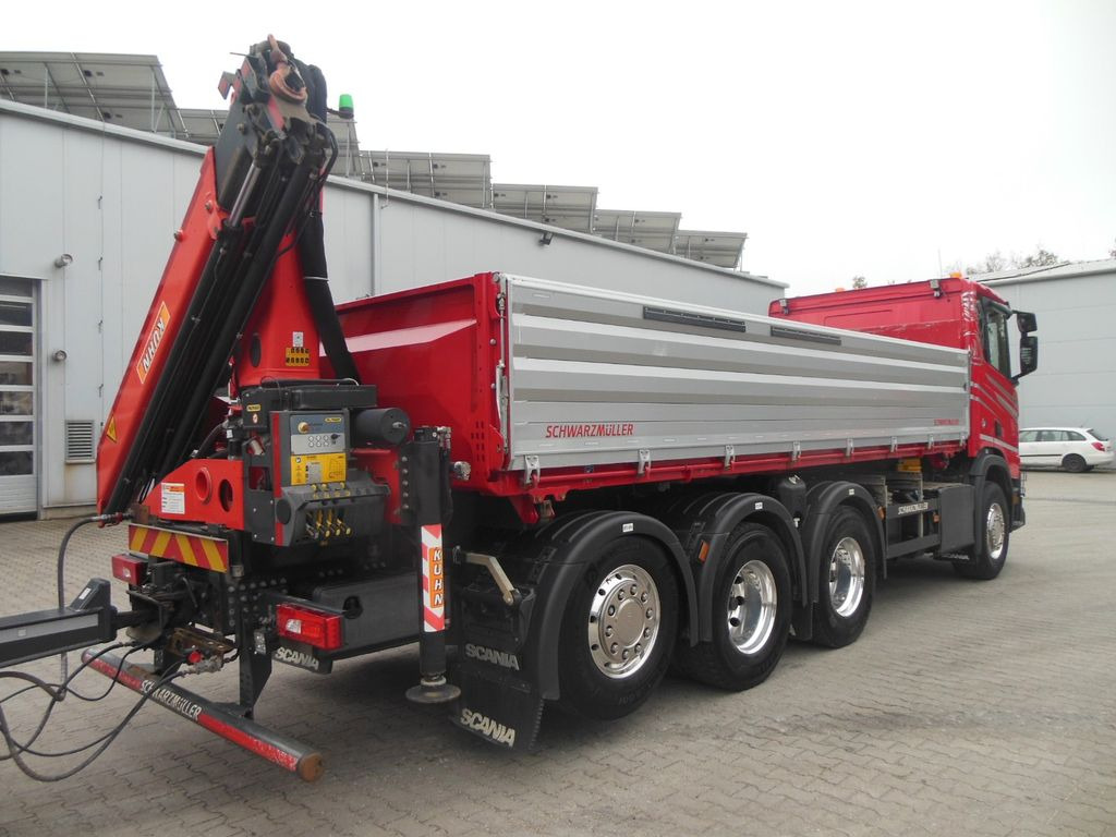 Scania R 580,8X4,KIPPER,BORDMATIC,PALFINGER PK 19.001 Scania R 580,8X4,KIPPER,BORDMATIC,PALFINGER PK 19.001 - Camion basculantă, Camion cu macara: Foto 3 Scania R 580,8X4,KIPPER,BORDMATIC,PALFINGER PK 19.001 Scania R 580,8X4,KIPPER,BORDMATIC,PALFINGER PK 19.001 - Camion basculantă, Camion cu macara: Foto 3