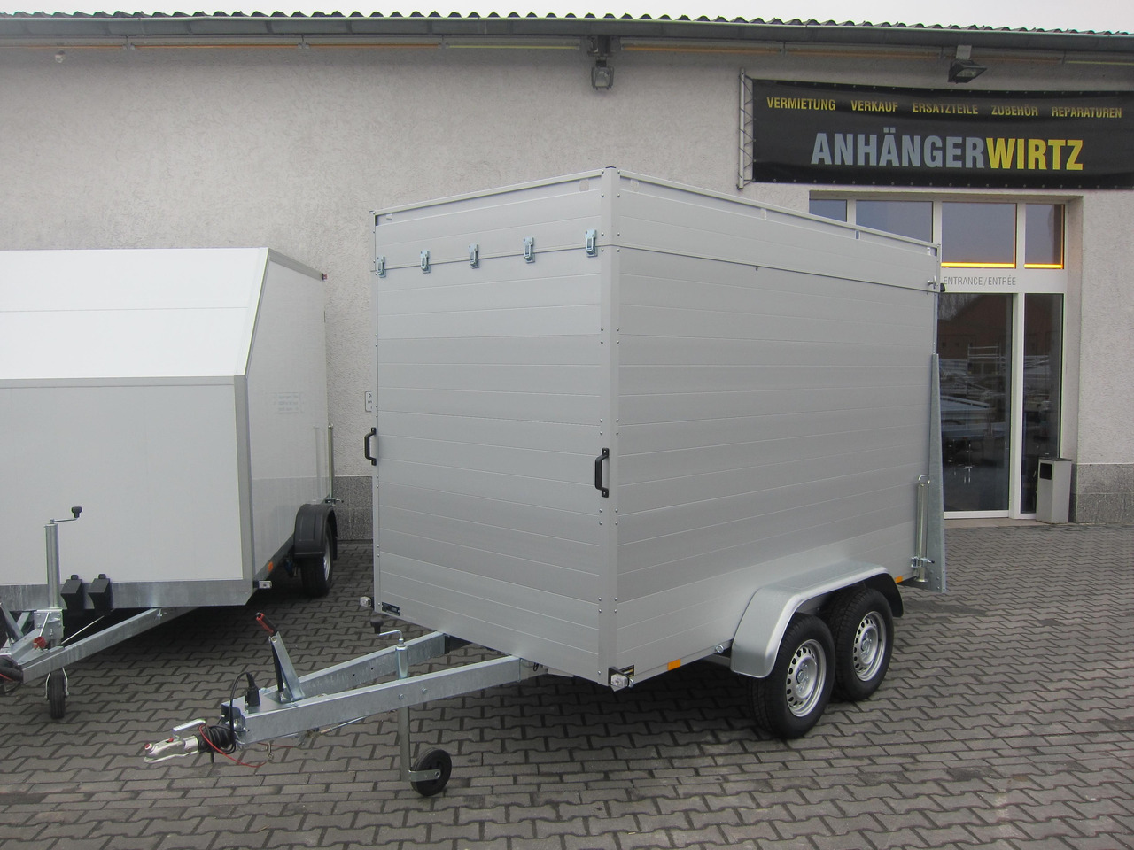 ALUBOXX Deckelanhänger GTT 2500 VT4 301x151x188cm Heckrampe (M) 2500kg order online Aktion - Remorcă furgon: Foto 5 ALUBOXX Deckelanhänger GTT 2500 VT4 301x151x188cm Heckrampe (M) 2500kg order online Aktion - Remorcă furgon: Foto 5