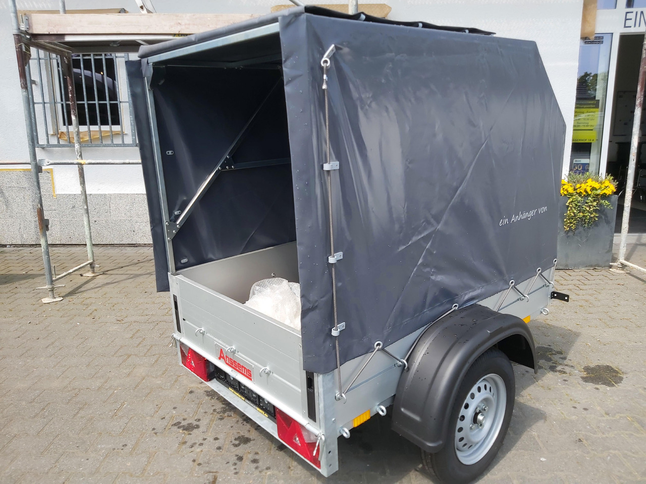 Aluliner Planen Anhänger GT 500 151x101x120 +Hochplane aero grau (XXS) 500kg 2021 - Remorca auto: Foto 4 Aluliner Planen Anhänger GT 500 151x101x120 +Hochplane aero grau (XXS) 500kg 2021 - Remorca auto: Foto 4