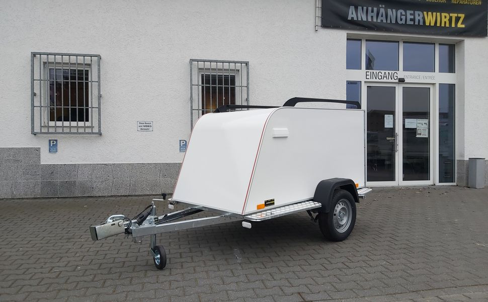 Kofferanhänger TF3 S Mini 205x110x90cm Reling (XS) 750kg 100km/H - Remorcă furgon: Foto 1 Kofferanhänger TF3 S Mini 205x110x90cm Reling (XS) 750kg 100km/H - Remorcă furgon: Foto 1