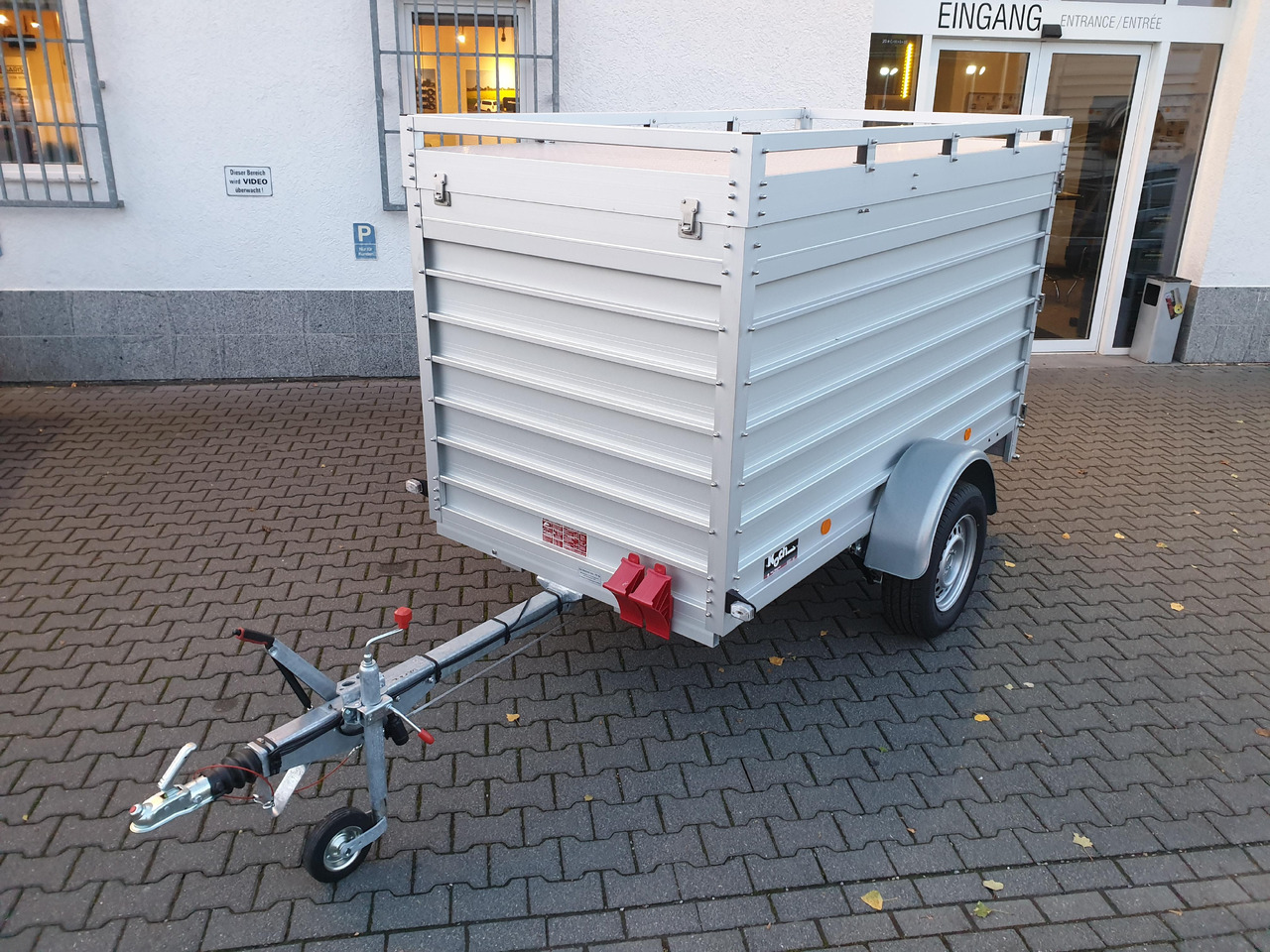 Remorcă furgon PKW Anhänger Koch Aluline 4.13 Deckel Hecktür Aluboden DV 250x125x125cm 1300kg 100 km/H Modell 23: Foto 7 Remorcă furgon PKW Anhänger Koch Aluline 4.13 Deckel Hecktür Aluboden DV 250x125x125cm 1300kg 100 km/H Modell 23: Foto 7