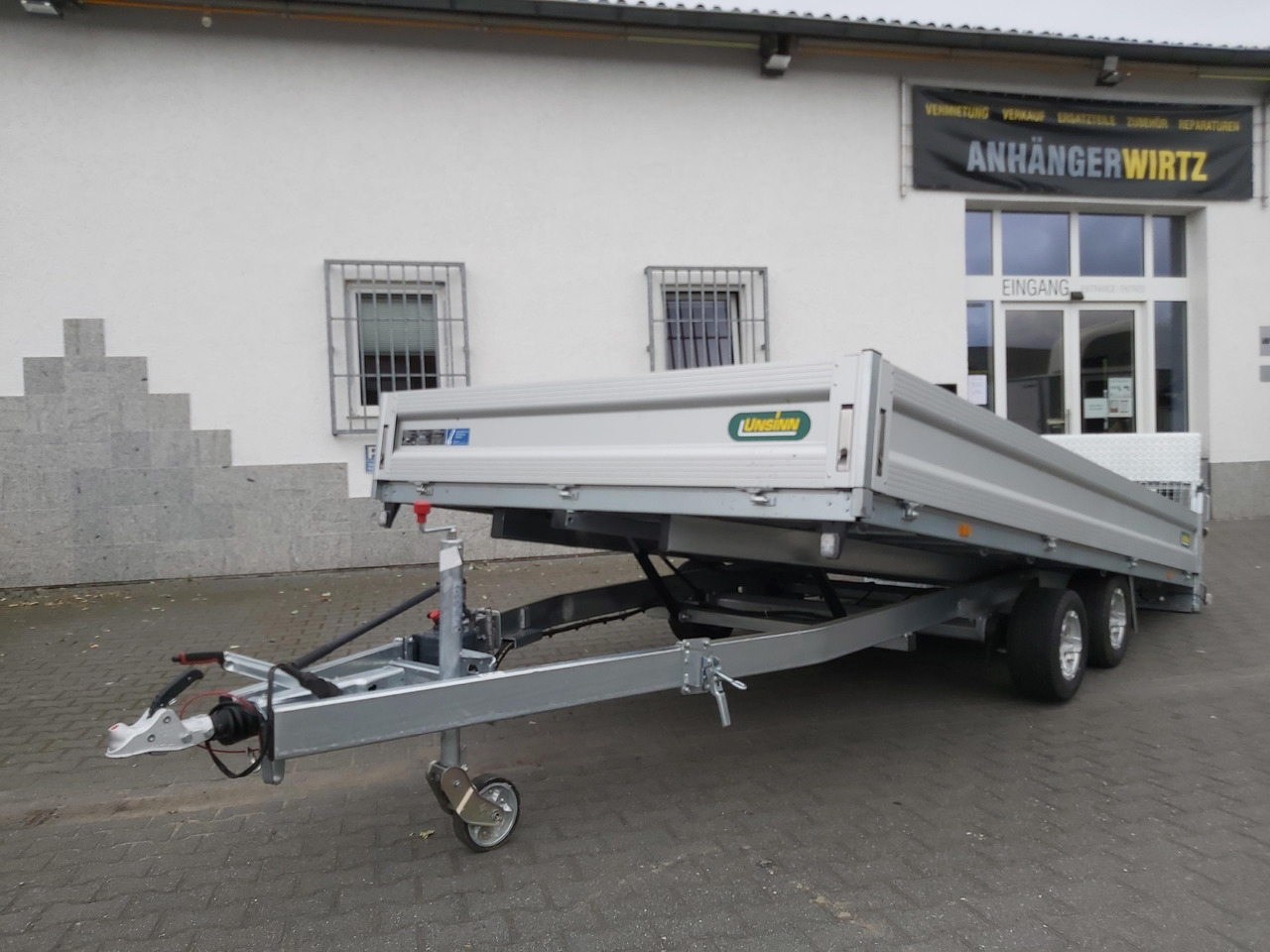 Remorcă platformă Unsinn Maschinentransporter PKL 3042-10-2040 426x204x350cm easyload Alufelgen 3000kg: Foto 7