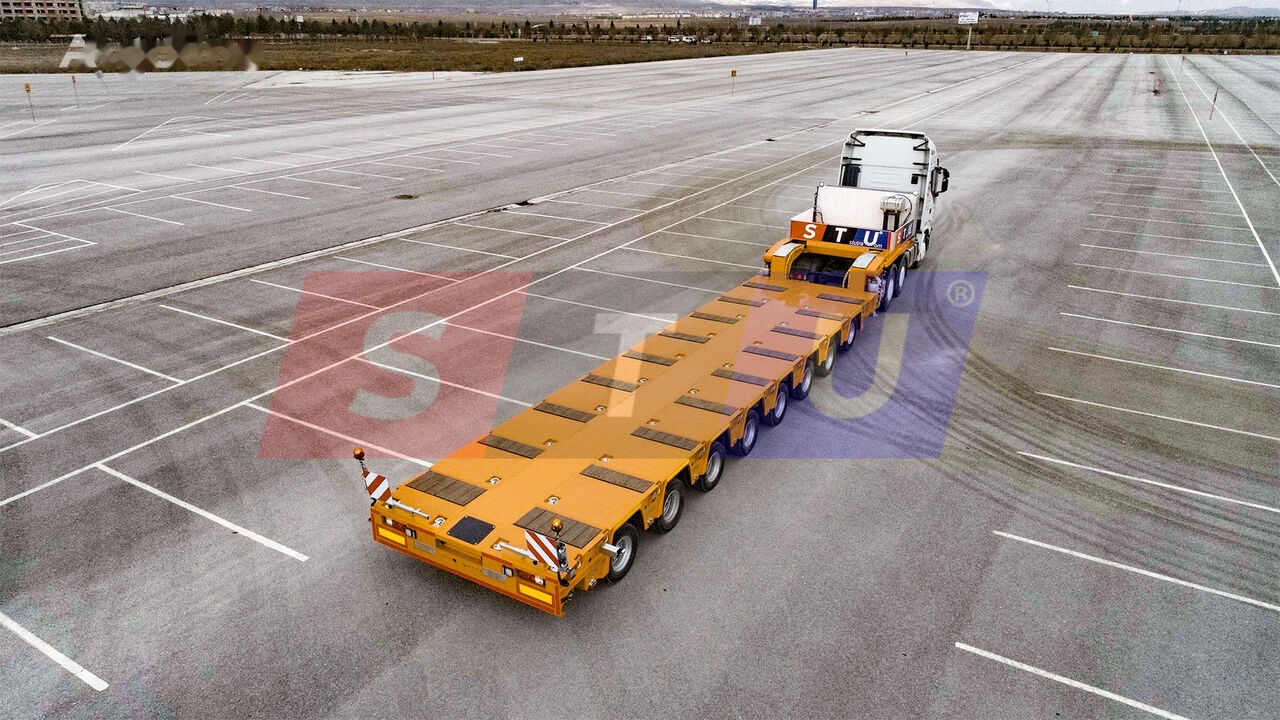 STU 8 AXLE LOWBED- HYDRAULIC STEERING AXLES / 8 ESSİEUX SURBAISSES-E - Semiremorcă transport agabaritic: Foto 2 STU 8 AXLE LOWBED- HYDRAULIC STEERING AXLES / 8 ESSİEUX SURBAISSES-E - Semiremorcă transport agabaritic: Foto 2