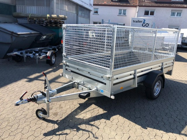 Brenderup 2300S Stahl Laubgitter, 1,3 to. kippbar KV, 3010x1530x400mm - Remorca auto: Foto 2 Brenderup 2300S Stahl Laubgitter, 1,3 to. kippbar KV, 3010x1530x400mm - Remorca auto: Foto 2