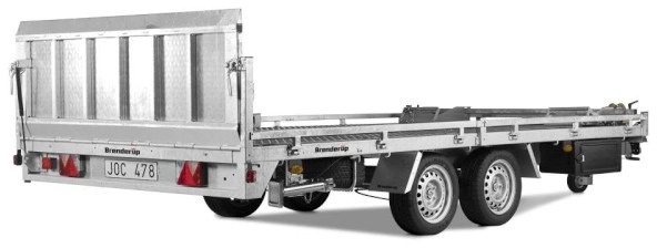 Brenderup 6520 Alu, 65203500, Hochlader kippbar 3,5 t. 5080x2050x100mm - Remorca auto: Foto 1 Brenderup 6520 Alu, 65203500, Hochlader kippbar 3,5 t. 5080x2050x100mm - Remorca auto: Foto 1