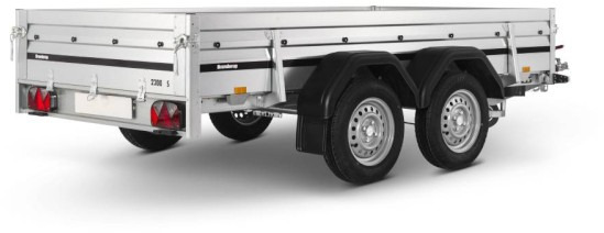 Brenderup Tieflader 2300S Stahl, 2,5 to. 3010x1530x400mm - Remorca auto: Foto 4 Brenderup Tieflader 2300S Stahl, 2,5 to. 3010x1530x400mm - Remorca auto: Foto 4