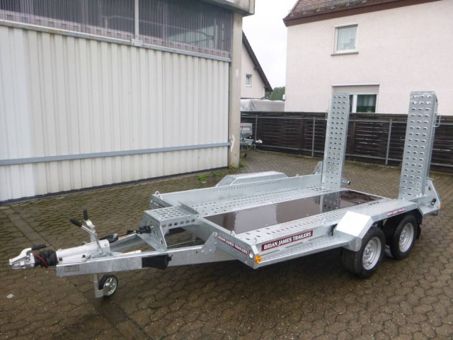 Brian James Cargo Digger Plant 2 Baumaschinenanhänger 543-2813-27-2-13, 2800 x 1300 mm, 2,7 to. - Remorcă transport utilaje: Foto 2 Brian James Cargo Digger Plant 2 Baumaschinenanhänger 543-2813-27-2-13, 2800 x 1300 mm, 2,7 to. - Remorcă transport utilaje: Foto 2