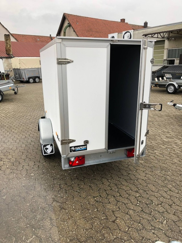 Hapert Sapphire L-1 250x130x150cm, ZG 1,35 to., Koffer Türe - Remorcă furgon: Foto 4 Hapert Sapphire L-1 250x130x150cm, ZG 1,35 to., Koffer Türe - Remorcă furgon: Foto 4