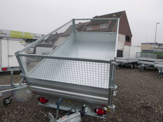 Humbaur 3-Seitenkipper HTK 3500.31 Alu, mit Laubgitteraufsatz - Remorcă basculantă: Foto 3 Humbaur 3-Seitenkipper HTK 3500.31 Alu, mit Laubgitteraufsatz - Remorcă basculantă: Foto 3