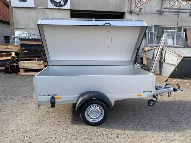 Humbaur HA 132513-5 mit Holz-Alu Deckel mit Reling 1300 kg, 2510 x 1310 x 500mm, 100 km/h - Remorca auto: Foto 5 Humbaur HA 132513-5 mit Holz-Alu Deckel mit Reling 1300 kg, 2510 x 1310 x 500mm, 100 km/h - Remorca auto: Foto 5