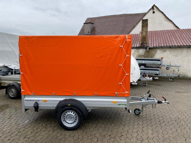 Humbaur HA 132513 mit KV, Hochplane 160 cm, 100 km/h 1300 kg, 2510 x 1310 x 350mm - Remorca auto: Foto 3 Humbaur HA 132513 mit KV, Hochplane 160 cm, 100 km/h 1300 kg, 2510 x 1310 x 350mm - Remorca auto: Foto 3