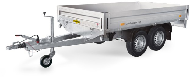 Humbaur HT 254118 Hochlader 2,5 to. 4100 x 1850 x 350 mm - Remorca auto: Foto 1 Humbaur HT 254118 Hochlader 2,5 to. 4100 x 1850 x 350 mm - Remorca auto: Foto 1