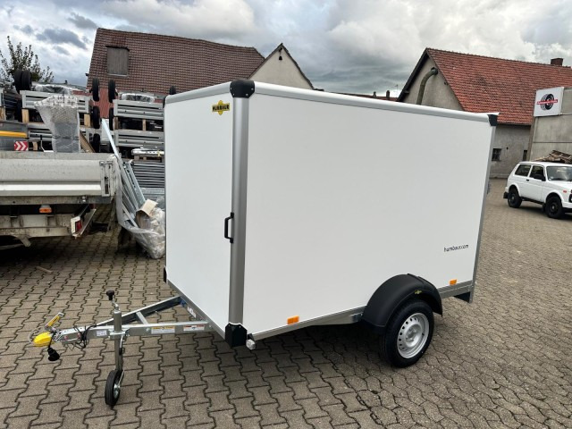 Humbaur Koffer HK 752513-15P, 0,75 t. 2510 x 1310 x 1520 mm, 100 km/h - Remorcă furgon: Foto 1 Humbaur Koffer HK 752513-15P, 0,75 t. 2510 x 1310 x 1520 mm, 100 km/h - Remorcă furgon: Foto 1