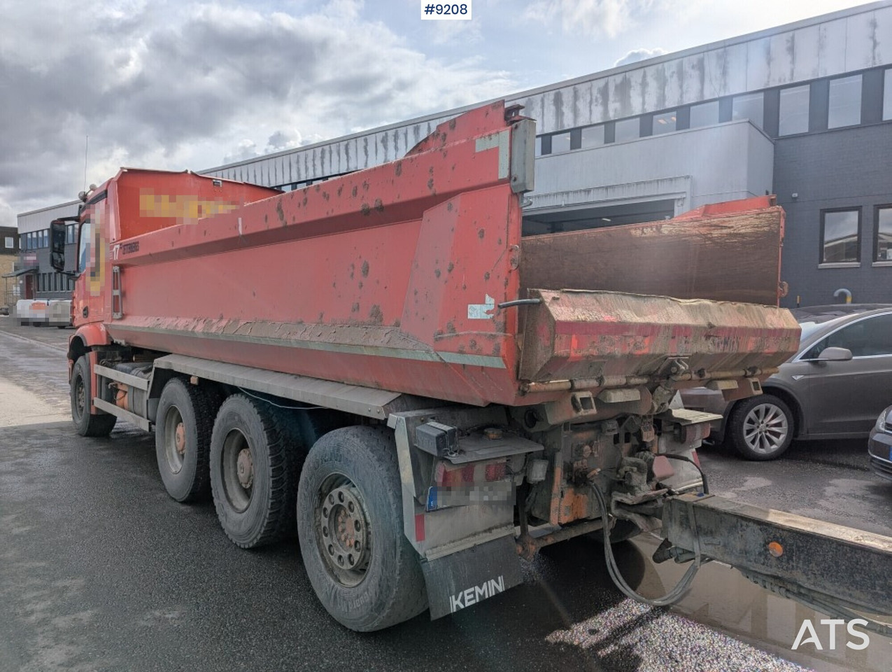 Dump / dozer truck Mercedes Benz Arocs 3251 8X4 with tipper wagon - Camion basculantă: Foto 3 Dump / dozer truck Mercedes Benz Arocs 3251 8X4 with tipper wagon - Camion basculantă: Foto 3