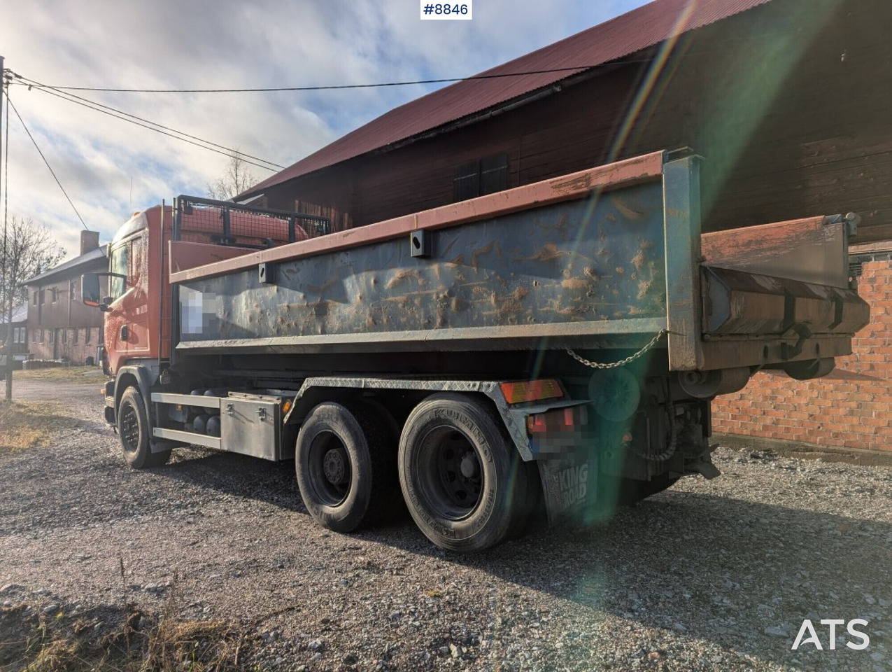 Hook Truck Scania R124BG 6x2 with gravel flatbed (SEE VIDEO) - Camion cu cârlig: Foto 3 Hook Truck Scania R124BG 6x2 with gravel flatbed (SEE VIDEO) - Camion cu cârlig: Foto 3