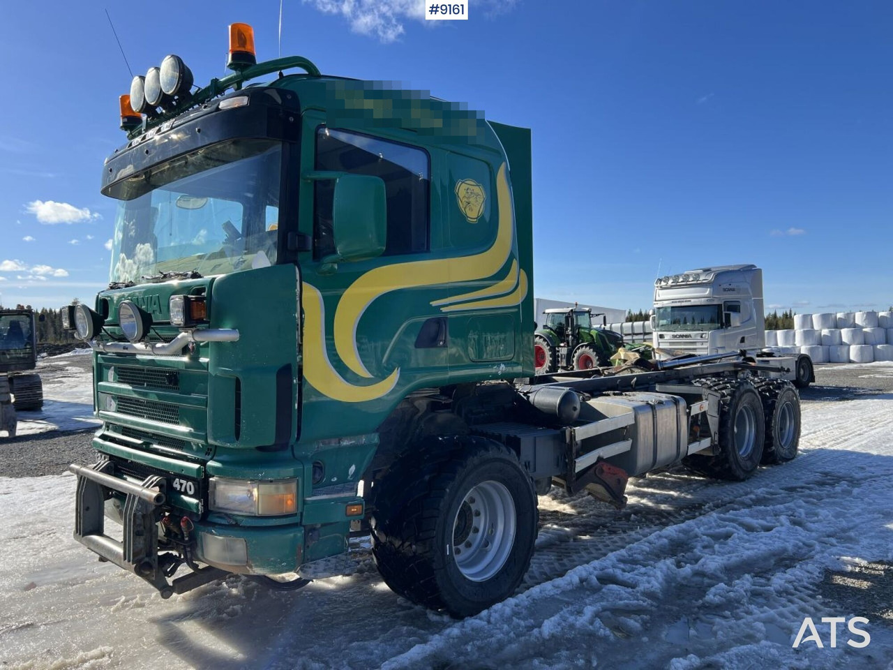 Scania R124 with cameleont quick lock, underbite and plow attachments - Camion şasiu: Foto 1 Scania R124 with cameleont quick lock, underbite and plow attachments - Camion şasiu: Foto 1