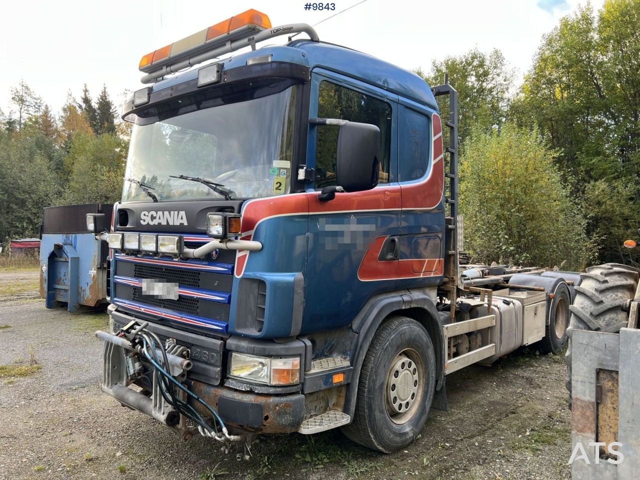 Scania R144 Hook Truck with plow equipment - Camion cu cârlig: Foto 1 Scania R144 Hook Truck with plow equipment - Camion cu cârlig: Foto 1