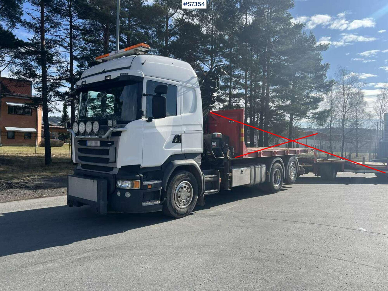 Scania R410 LB 6x2 Crane truck with Hiab crane and multilift axle - Camion cu cârlig, Camion cu macara: Foto 1 Scania R410 LB 6x2 Crane truck with Hiab crane and multilift axle - Camion cu cârlig, Camion cu macara: Foto 1