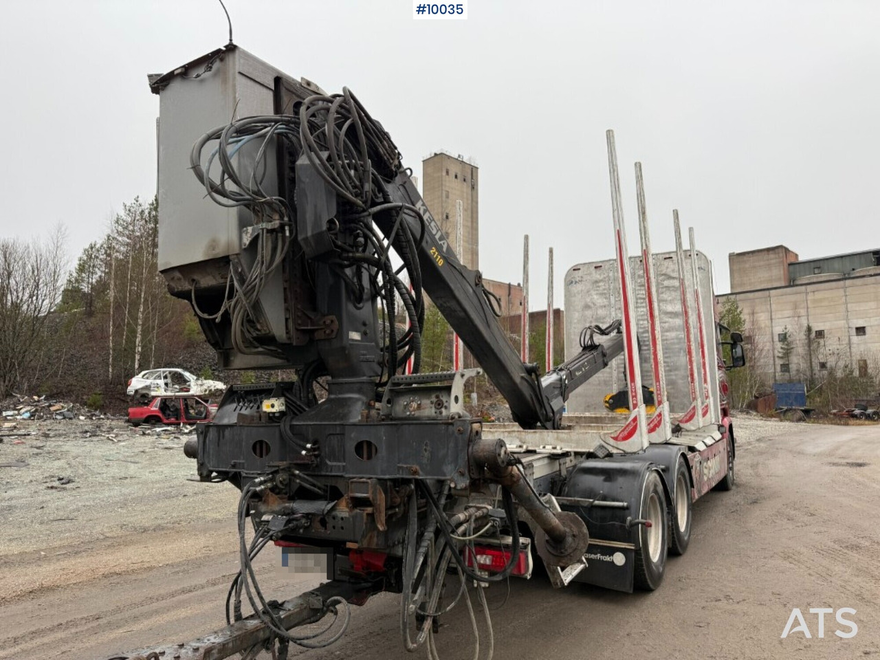 Scania R730 timber truck with crane and trailer (VIDEO) - Camion forestier, Camion cu macara: Foto 5 Scania R730 timber truck with crane and trailer (VIDEO) - Camion forestier, Camion cu macara: Foto 5