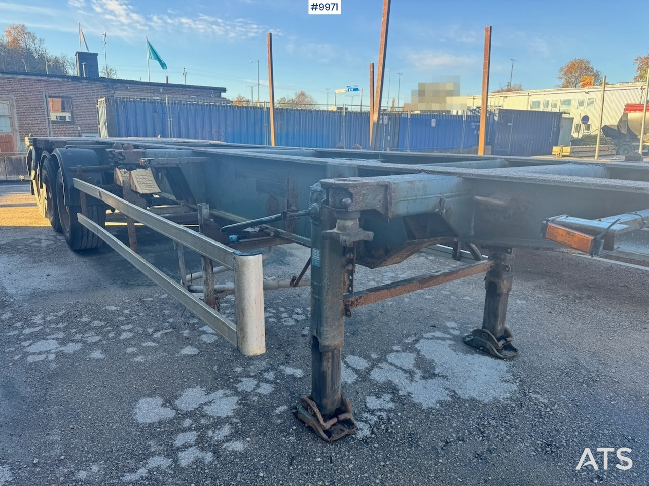 Schweriner CS40 container chassis. - Semiremorcă şasiu: Foto 5 Schweriner CS40 container chassis. - Semiremorcă şasiu: Foto 5